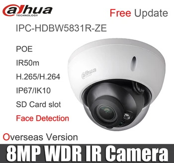Dahua 8mp ip kamera IPC-HDBW5831R-ZE nahradiť IPC-HDBW5830R-Z 8MP Netwok Kamera IR 50m Rozsah Sieťová Kamera s POE IP67 IK10