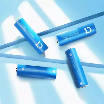 2020 XIAO Mijia Lítium železa AA 2900mah 1,5 V batérie Modrá Jednorazové Batérie pre Kamery Myši Radiča Klávesnice auto Hračky