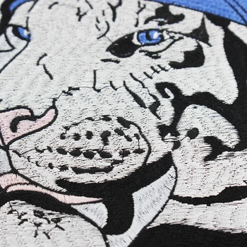 10pieces Tiger Žehlička na Textílie Škvrny Vyšívané Nášivka Späť Bunda Značky pre Oblečenie Zdobené Šitie Dodávky TH1242