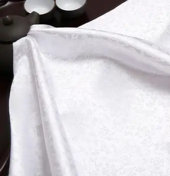 120 cm*100 cm white Dragon žakárové hodvábny satén textílie super soft antique oblečenie a potu pare oblečenie COS kostým tkaniny