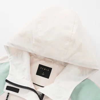 SEMIR Ženy bežné módna bunda 2020 nové jarné & jeseň náradie voľné trend žena s kapucňou baseball jednotné bunda