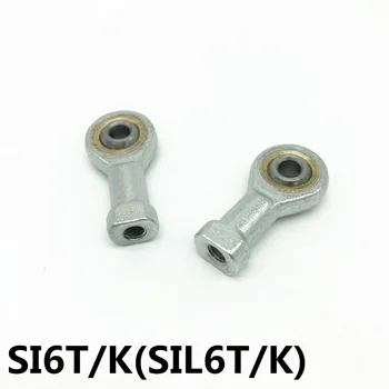 4pcs SI6T/K PHSA6 6 mm vnútorný závit metrický rod konci kĺbové ložisko SI6 TK doprava Zadarmo