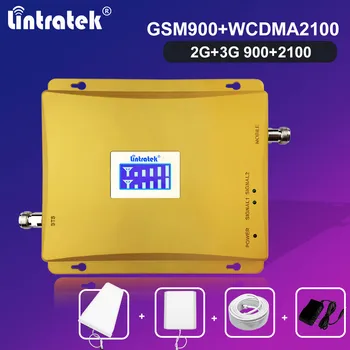 Lintratek 3G gsm900 Repeater GSM, WCDMA 2100 Mobil Signálu Zosilňovač, Booster 2g 3g mobilných Hlasových Internet 2100 Zosilňovač S55