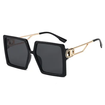 2020 Nové Nadrozmerné fashion Square slnečné Okuliare Ženy, Luxusné Značky Dizajnér Retro Slnečné Okuliare UV400 Outdoor Okuliare Oculos De Sol