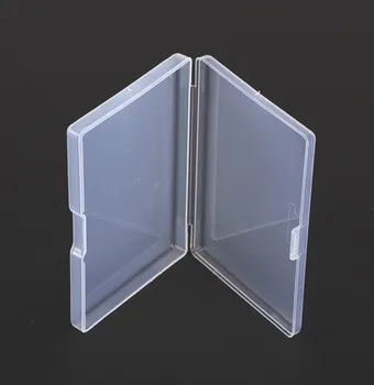 Vysoká kvalita PP plast transparentná úložný box názov krabica 10pcs / veľa Doprava Zadarmo