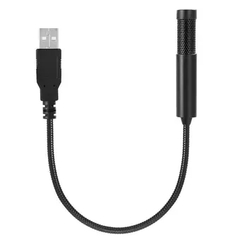 USB Mikrofón Anti-Noise Nastaviteľné Prenosné Audio Voice Trubice Ploche Počítača, QQ, MSN, Skype Spievať pre Linux OS Windows
