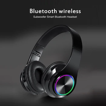 Nové Prenosné Bezdrôtové Slúchadlá Bluetooth Stereo Skladacia Music Headset Podpora SD Karty Hlboké Basy Nastaviteľné Slúchadlá S Mikrofónom