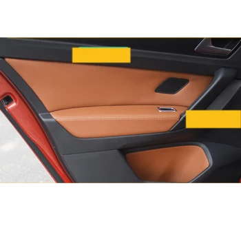 Lsrtw2017 vlákna, kožené auto interiérové dvere opierkou kryt pre volkswagen sportsvan 2013 2016 2017 2018 2019 MK7