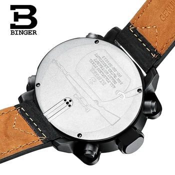 Smart Mužov Outdoor Hodinky sport Digitálne náramkové hodinky krok počítanie funkcia/výška/tlak/počasie/kompas/teplota BINGER