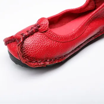 Xiuteng 2020 dámske Topánky Originálne Kožené Mokasíny Ženy, Zmiešané Farby Ležérne topánky Ručne vyrábané Mäkké, Pohodlné Topánky, Ženy Byty