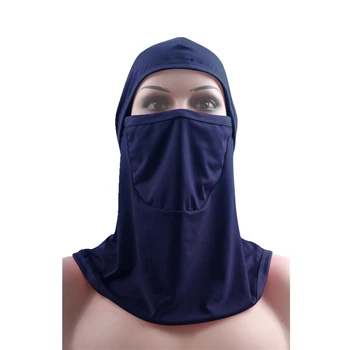 Moslimské Mini Niqab Islamský Hidžáb Burka Femme Šatku S Hlavovou Zábaly Lady Závoj Maskované Pokrývku Hlavy Šatkou Turban Ženy Klobúk Musulman