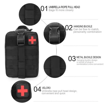 SoarOwl Taktické Lekárske Súpravy Prvej Pomoci Outdoorové Športy Prvej Pomoci taška Skalné Lezenie alebo Horolezectvo Záchranného Auta Taktické Zdravotnícke Súpravy