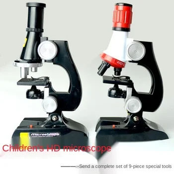 Skoro Vzdelávania Bioscience HD 1200x Mikroskopom Hračka Detí, Vedy a Vzdelávania Auta Základnej Školy Experimentálne Zariadenia