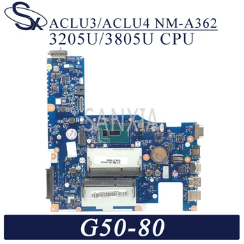 KEFU NM-A362 Notebook základnej dosky od spoločnosti Lenovo G50-80 pôvodnej doske 3205U/3805U CPU