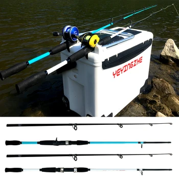 GHOTDA Spinning/Odlievanie Rybárske Pól 1,8 M 1,5 M Lákať Rybársky Prút Ultralight 2 Sekcie