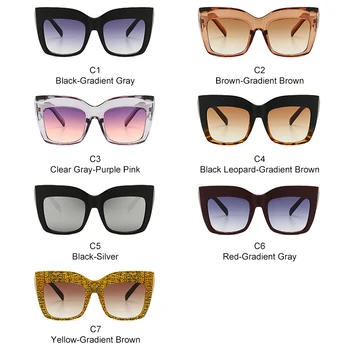 MADELINY Nové Módne Ženy slnečné Okuliare Značky Dizajnér Veľký Rámik Retro Slnečné Okuliare Classic Cat Eye Okuliare UV400 MA214