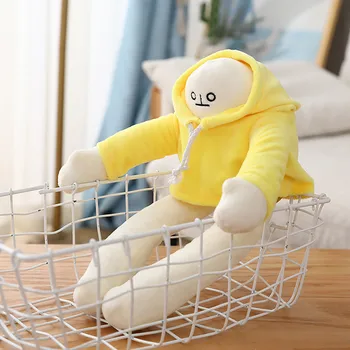 Premenlivé 40 cm Bábiky, Plyšové Hračky, Banán Muž Bábiky Žltá Kórea Populárne Upokojiť Bábiky Narodeninám Darčeky pre Deti Baby Banán Muž