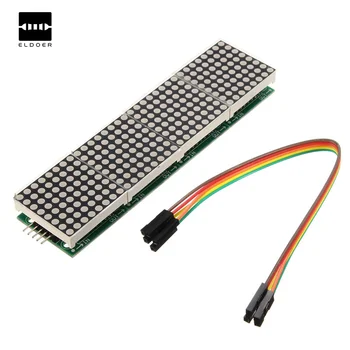 MAX7219 Microcontroller 4In1 Displej w/ 5P Riadková ihličková Modul pre Arduino 12.8 cm X3.2 cm X1.3 cm Modul Modules Rada