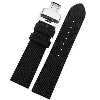 Nylon plátno watchband pre Tissot T116.617 série S-eiko pánske hodinky rýchlosti black armygreen 20 mm 22 mm 23 mm 24 mm remienok na zápästie