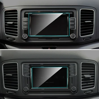 Automobilová GPS Navigácia Screen Protector pre Volkswagen VW Sharan Auto Interiéru Dotykový LCD Displej, Tvrdené Sklo Auto Príslušenstvo
