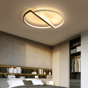 Spálňa lampa moderný minimalistický led stropné svietidlo teplé tvorivé kolo štúdia stropné lampy, obývacia izba, jedáleň, balkón lampa