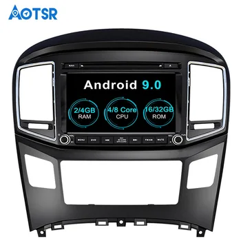 Aotsr Android 9.0 GPS navigácia, Auto DVD Prehrávač Hyundai H1 Grand 2016-2018 multimediálne 2 din rádio rekordér 4GB+32 GB 2 GB+16GB
