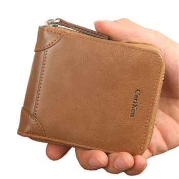 Nová značka mužov peňaženky vintage ženy krátke spojky karty kabelku Módne Milú Kabelku pre mužov zips peňaženka na mince vrecku