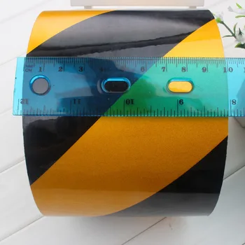 10 cm široký výstražné pásky 40 m rolka lepiaca páska reflexná červená biela žltá modrá zelená a dvojité farby