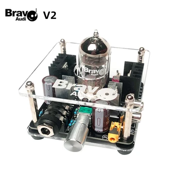 Bravo Audio V2 Trubice Zosilňovač Upgrade Trieda ECC82 Trubice Multi-Hybridný Zosilňovač pre Slúchadlá