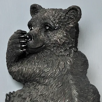 Nordic Zábavné Medveď Toaletný Papier Držiak Živice Remesiel Zvieracie Figúrky, Kuchyňu, Kúpeľňu Tkaniva Držiteľ Domáce Dekorácie