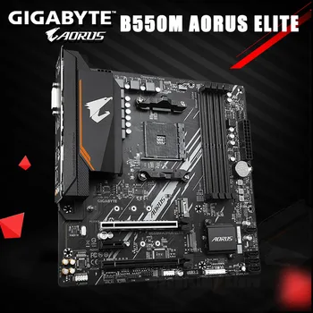 GIGABYTE B550M AORUS ELITE základná Doska AMD B550 Zásuvky AM4 DDR4 kompatibilný s HDMI 128GB PCI-E 4.0 M. 2 OverLocking B550 Doske