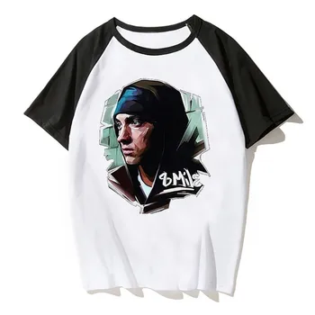 Rapper Eminem T-shirt Mužov 2018 Lete Nové Eminem v Pohode Vtipné Tričko Tlač Mens Hip Hop Tričko Krátky Rukáv pánske Topy Tees
