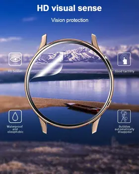 100KS Mäkké Screen Protector Samsung Galaxy Sledovať Aktívny 2 40 mm / 44 mm SmartWatch Ochranný Film (Č Tvrdeného skla)