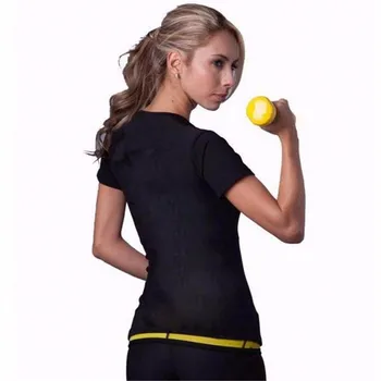 Tričko Super frézovanie kontroly nohavičky šortky ženy stretch neoprén tričko potu chudnutie orgán obrážačka