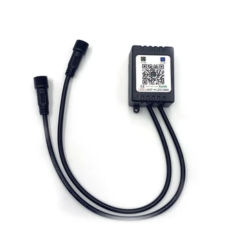 Bluetooth App Control Box S Tečúcou Farieb RGB LED Pásy Pod Auto Trubice Underglow Systém, Podvozok Neónové Svetlo