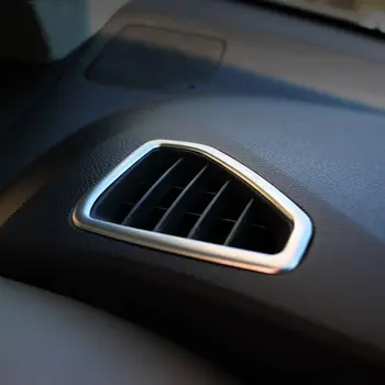 Pre Honda Odyssey 2016 Príslušenstvo ABS Chrome Predné Kondicionér Vzduchu Zásuvky Rám, Kryt Výbava Nálepky Auto Styling 2ks