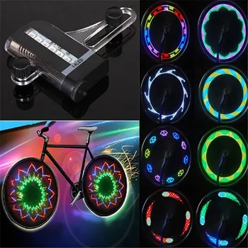 Bicykel Hovoril Módne PC LED Svetlá Nepremokavé Pohode Bicykel Svetlo Farebné Bezpečnosť Pneumatiky Svetlá 2020 nové dorazí