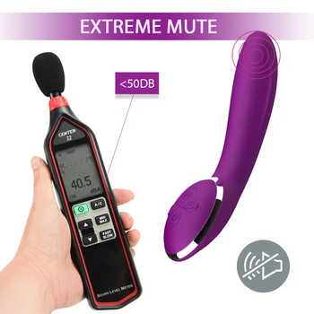 G-Spot Vibrátor Pre Ženy Kúrenie Do hĺbky Vodotesný USB Nabíjateľné Vibračný Stimulátor Klitorisu Dospelých, Sexuálne hračky