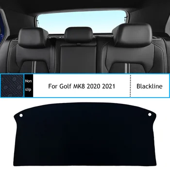 Auto Predné A Zadné Tabuľa Ochranné Mat Odtieň Čalúnenia Foto Polyester Pad Interiéru Koberec Pre VW Golf 8 mk8 2020 2021