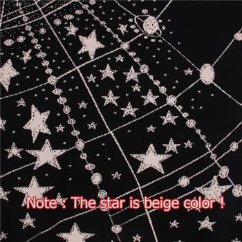 Retro Galaxy Star Vzor Sveter Ženy Vintage Dlhý Rukáv Jumper 2021 Jeseň Zima Dámy Žakárové Pulóvrov, Svetrov, C-285