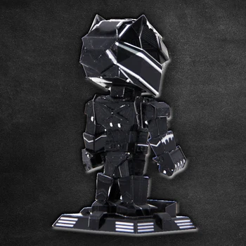 3D Kovov Puzzle Model Mini Black Panther Manuálne Montáž Hádanky Collectional Vzdelávacie Hračky Pre Dospelých, Deti Darčeky