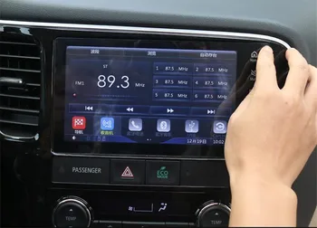 Auto obrazovky navigácie tvrdeného film dotykový displej proti poškriabaniu-odolný film Pre Mitsubishi Outlander 2016 -2018