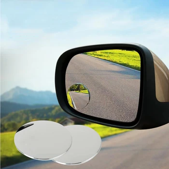 10pcs 360 Stupeň Frameless Ultratenké Spätné Široký Uhol Kolo Vypuklé Auto Blind Spot Zrkadlo Parkovanie Spätné Zrkadlo BlindSpot