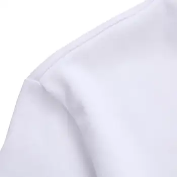 URSPORTTECH Prispôsobené pánske Tričko Vytlačiť Svoj Vlastný Dizajn Vysokej Kvality Priedušnej Bavlny T-Shirt vyslať Do 3 Dní Biela Farba
