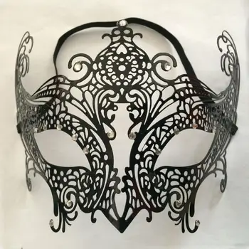 1PCS Drahokamu kovové Očná Maska Strany Masky Pre Maškaráda Halloween Benátskej Kostýmy, Karnevalové Masky Pre Anonymné Maska