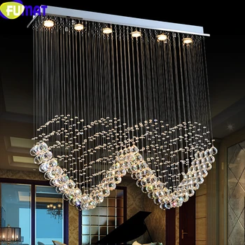 FUMAT Crystal K9 Stropné Svetlá Love Heart Shape Light Pre Jedáleň Reštaurácia Závesné Svietidlo LED Domova Luster