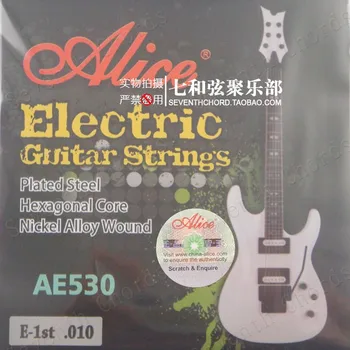10 ks Jednej Elektrická Gitara 1 Struny E-1. 010 palec,Pozinkovanej Ocele Gitaru 1 Reťazec, AE530-L,(nie reťazce nastaviť)