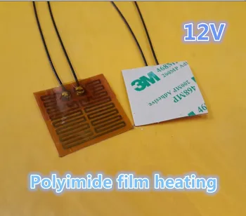 Polyimidové fólie tenké vykurovacie fólie vykurovacie elektrické zariadenia nástroj pomocného ohrievača 12V