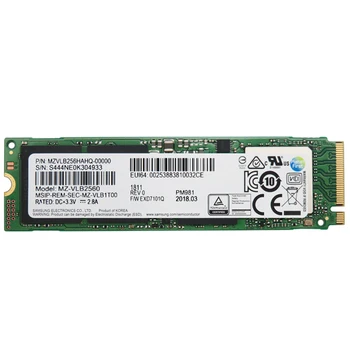SAMSUNG M. 2 SSD PM981a 512 gb diskom 1 tb 256 GB Internej jednotky ssd (Solid-State Disky, NVMe PCIe 3.0 x4 NVMe Notebook Interné SSD