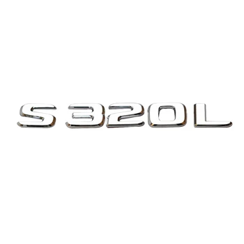 Auto Zadný Kufor S320 S400 S450 S500 S600 Predĺžil Štandardné Nálepky Na Mercedes Benz Triedy S Logom Číslo Listu Štítku